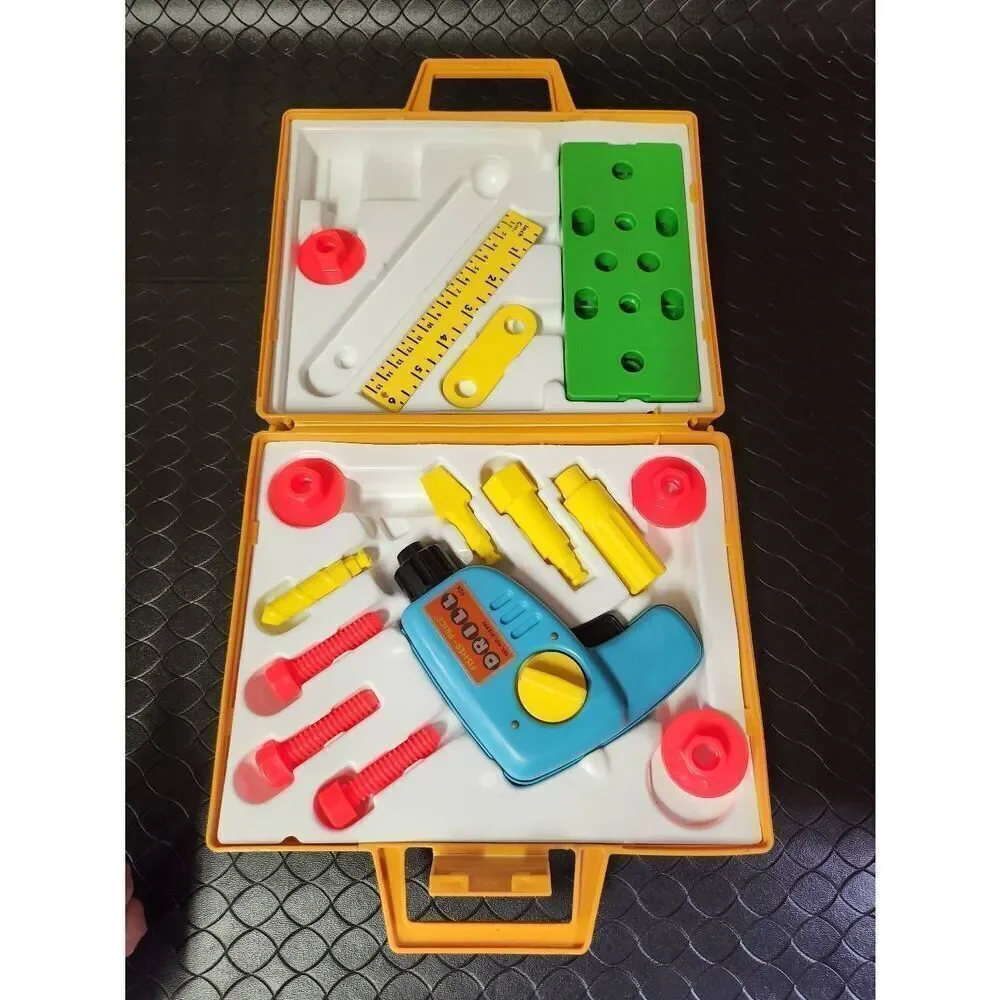 Vintage Fisher Price Tool Kit Incomplete #B13